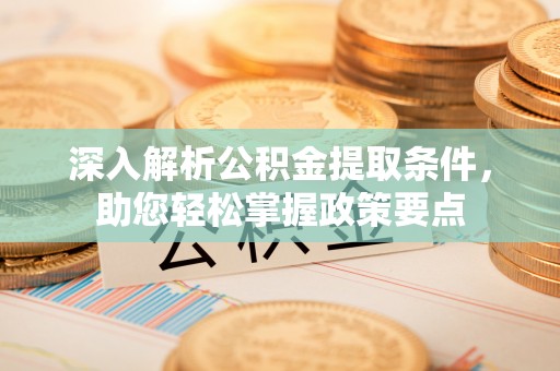 巴音郭楞深入解析公积金提取条件，助您轻松掌握政策要点