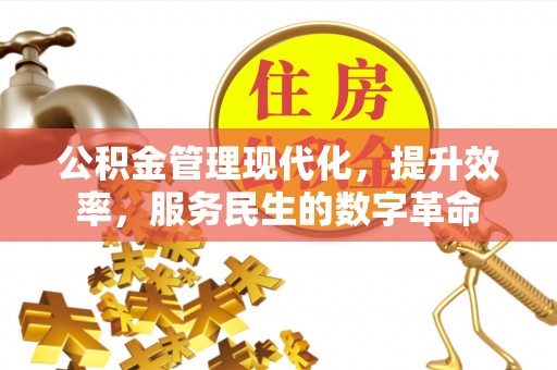 巴音郭楞公积金管理现代化，提升效率，服务民生的数字革命