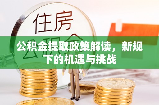 巴音郭楞公积金提取政策解读，新规下的机遇与挑战