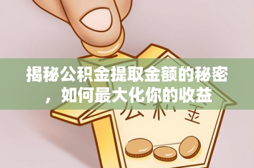 巴音郭楞揭秘公积金提取金额的秘密，如何最大化你的收益